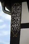 Inschrift 1777 (2017)