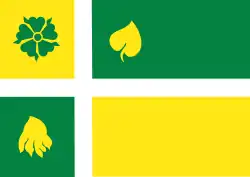 Flagge der Gemeinde Hof van Twente