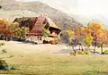 Aquarell »Schwarzwaldhaus«