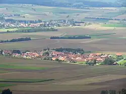 Happertshausen und Aidhausen von Osten