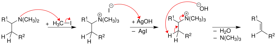 Mechanismus der Hofmann-Eliminierung
