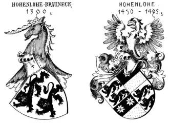 Stammwappen in Siebmachers Wappenbuch[17]