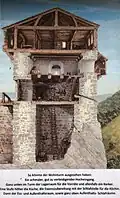 Blick in den Wohnturm (Möglichkeit)