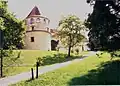 Bergfried und Zugang