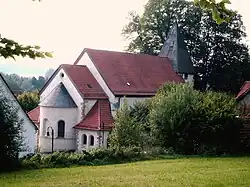 St.-Urban-Kirche Holte aus dem Franz-Hecker-Blick