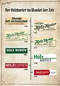 Holzkurier Geschichte Schriftzüge