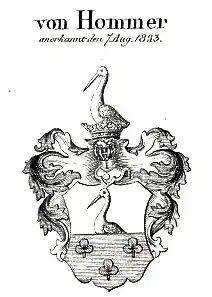 Wappen derer von Hommer