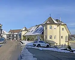 Bebauung an der Honsberger Straße