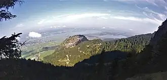 Hornburg vom Gelbe-Wand-Steig aus gesehen