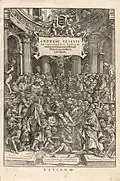 Buchseite aus dem Buch De humanis corporis fabrica