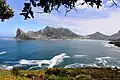 Ansicht der Hout Bay von Süden