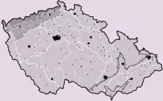 Bezirk Hrozňatovská pahorkatina (rot markiert)