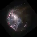 Aufnahme des Hubble-Weltraumteleskops mit dem Instrument WFC3