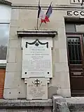 Gedenkplatten für die Gefallenen