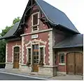 Charly’s Gare, Bahnhof der einstigen Schmalspurbahn