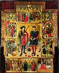 Retabel der Heiligen Abdon und Sennen, um 1458. Sant Pere de Terrasa