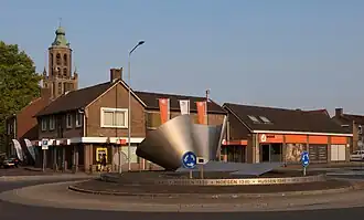 Huissen, Skulptur der Geschichte von Huissen