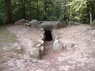 Gangsgrab Hulehøj auf Bogø Dänemark 2006.