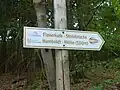 Wegweiser zur Höhle