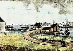 Hundholmen im Jahre 1819