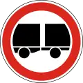 C-9 Verbot für Lastkraftwagen mit Anhänger