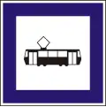 E-41 Straßenbahnhaltestelle