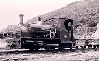 Jerry M im Dinorwic-Schiefersteinbruch im Jahr 1951