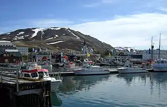 Húsavík und Húsavíkurfjall