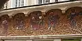 Mehrfarbiges Sgraffito in Steyr