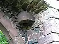 Oberer Haltestein (Angel) eines Torflügels