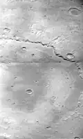 Viking-1-Mosaik eines Teils von Huygens.