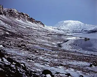 Hvalfell im Winter