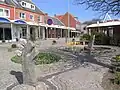 Ortskern von Hvidbjerg im Zentrum von Thyholm