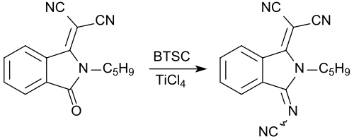 Hybrider Elektronenakzeptor mit dicyanomethylen- und Cyaniminofunktion