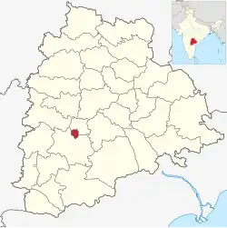 Lagekarte des Distrikts