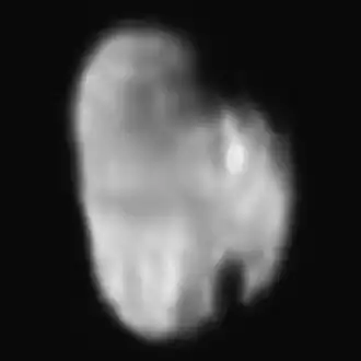 Hydra, aufgenommen von der Raumsonde New Horizons am 14.&nbsp;Juli 2015