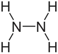 Struktur von Hydrazin