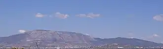 Blick von Osten auf den Hymettos (Ymittos)