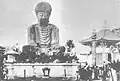 Hyōgo Daibutsu im Hōshakuzan Nōfuku-ji, Aufnahme von 1944 (Shōwa 19)