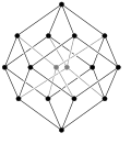 Parallelprojektion eines Tesserakts