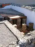 Hypokaustenansicht im Haus des Ölhändlers