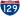 Straßenschild der I-129