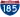 Straßenschild der I-185
