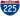 Straßenschild der I-225