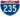 Straßenschild der I-235
