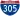 Straßenschild der I-305