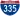 Straßenschild der I-335