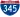 Straßenschild der I-345