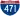 Straßenschild der I-471
