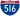 Straßenschild der I-516